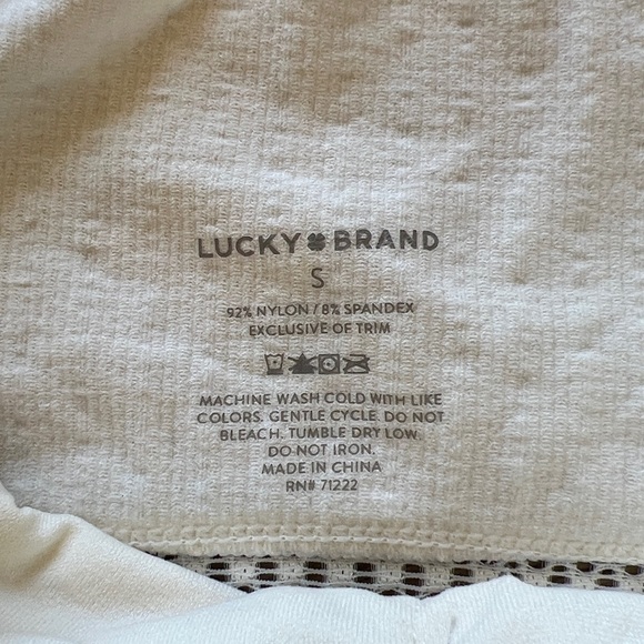 Lucky Brand Cream Lace Bandeau Bra NWT - Picture 5 of 9